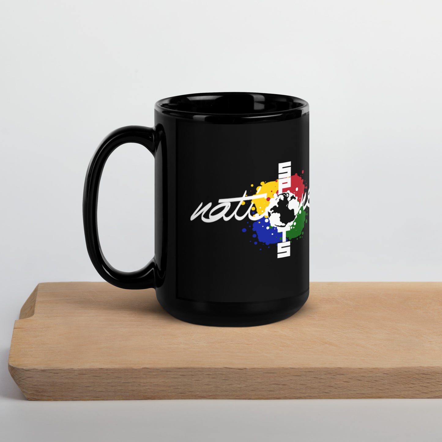Mug brillant noir Algérie