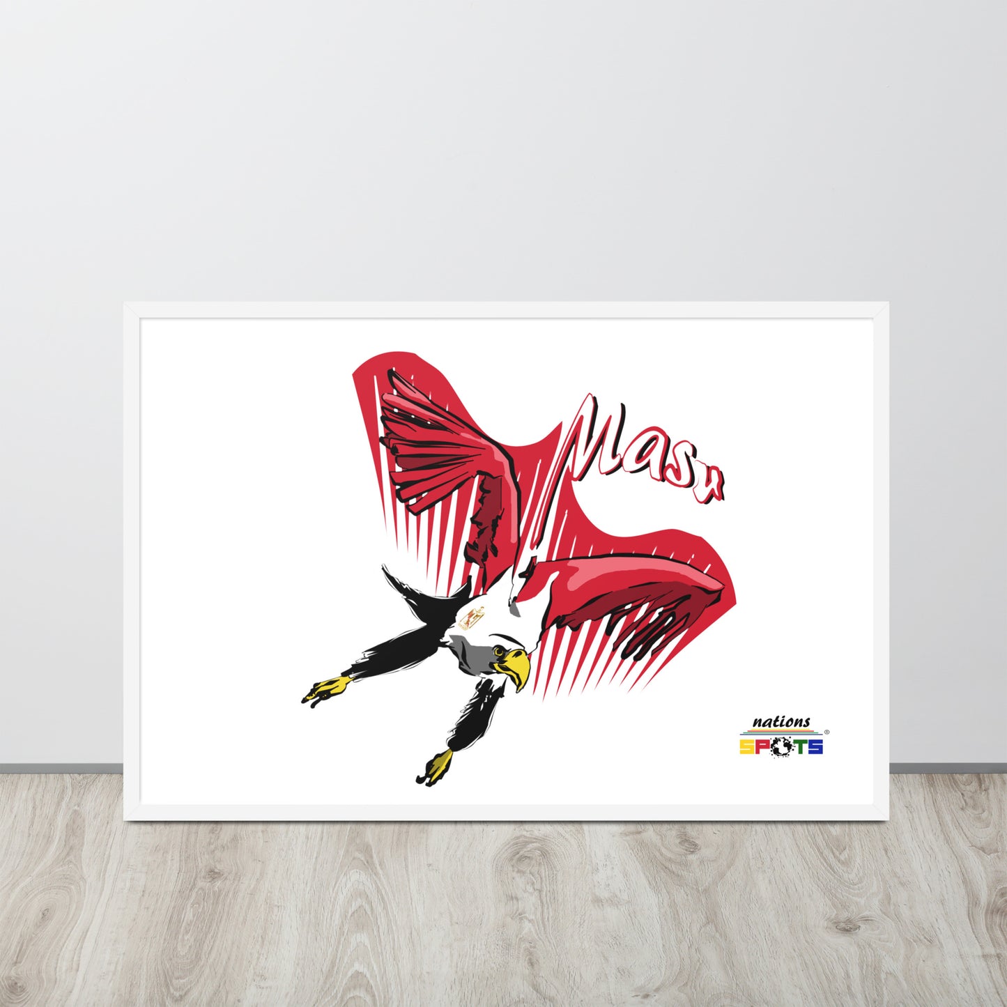 Poster en Papier Mat Encadré