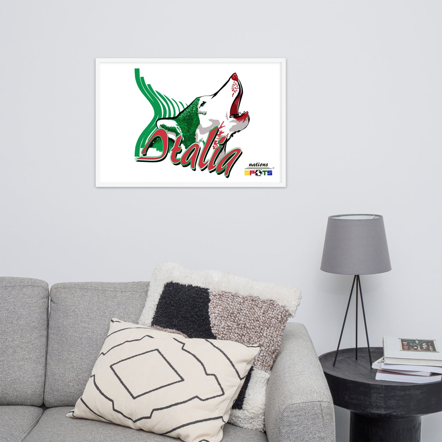 Poster en Papier Mat Encadré