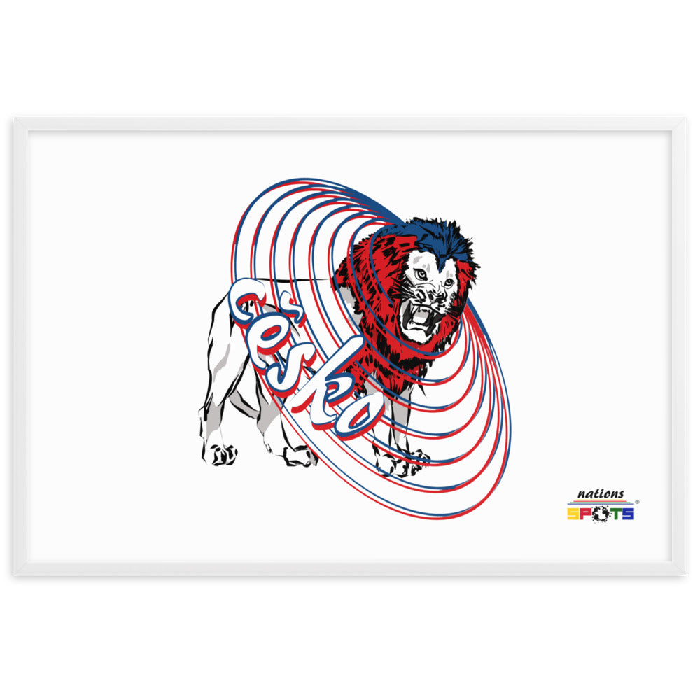 Poster en Papier Mat Encadré