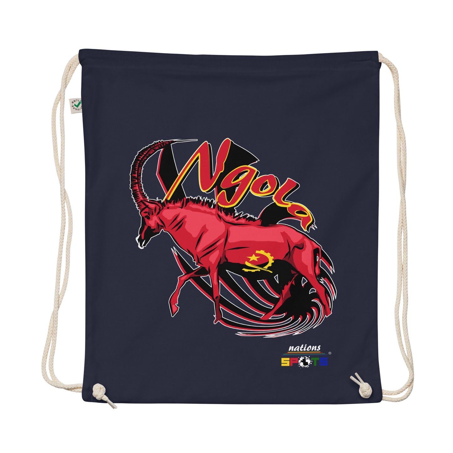 Sac à cordon en coton biologique