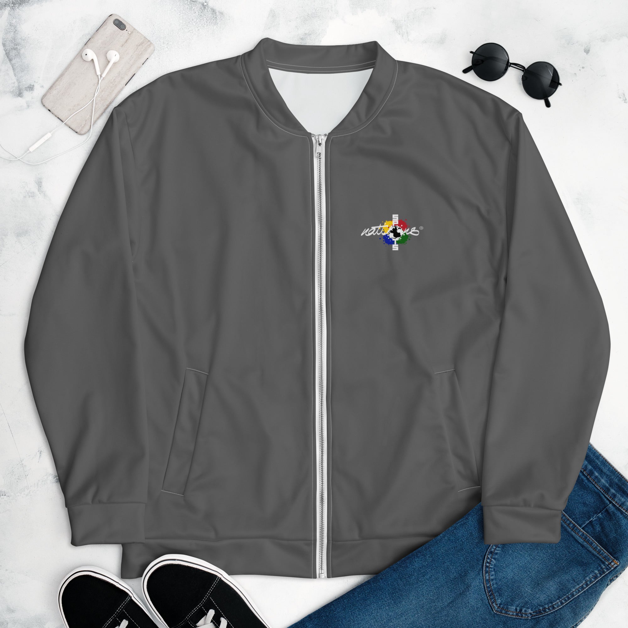 Veste de Baseball Hip Hop pour Hommes et Femmes,Manteau Bombardier Veste de Baseball Hip Hop pour Hommes et Femmes,Manteau Bombardier