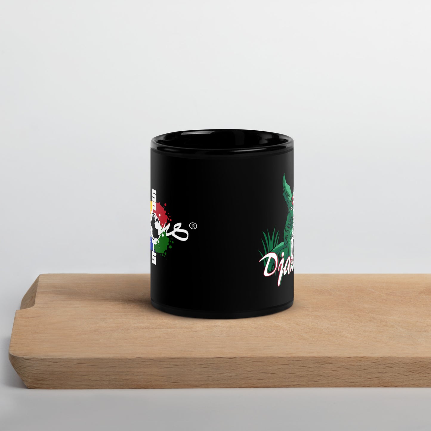 Mug brillant noir Algérie