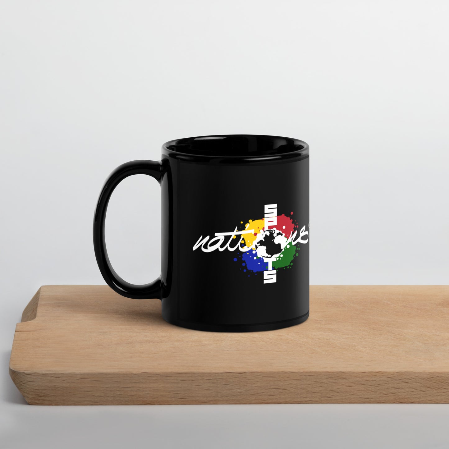 Mug brillant noir Algérie