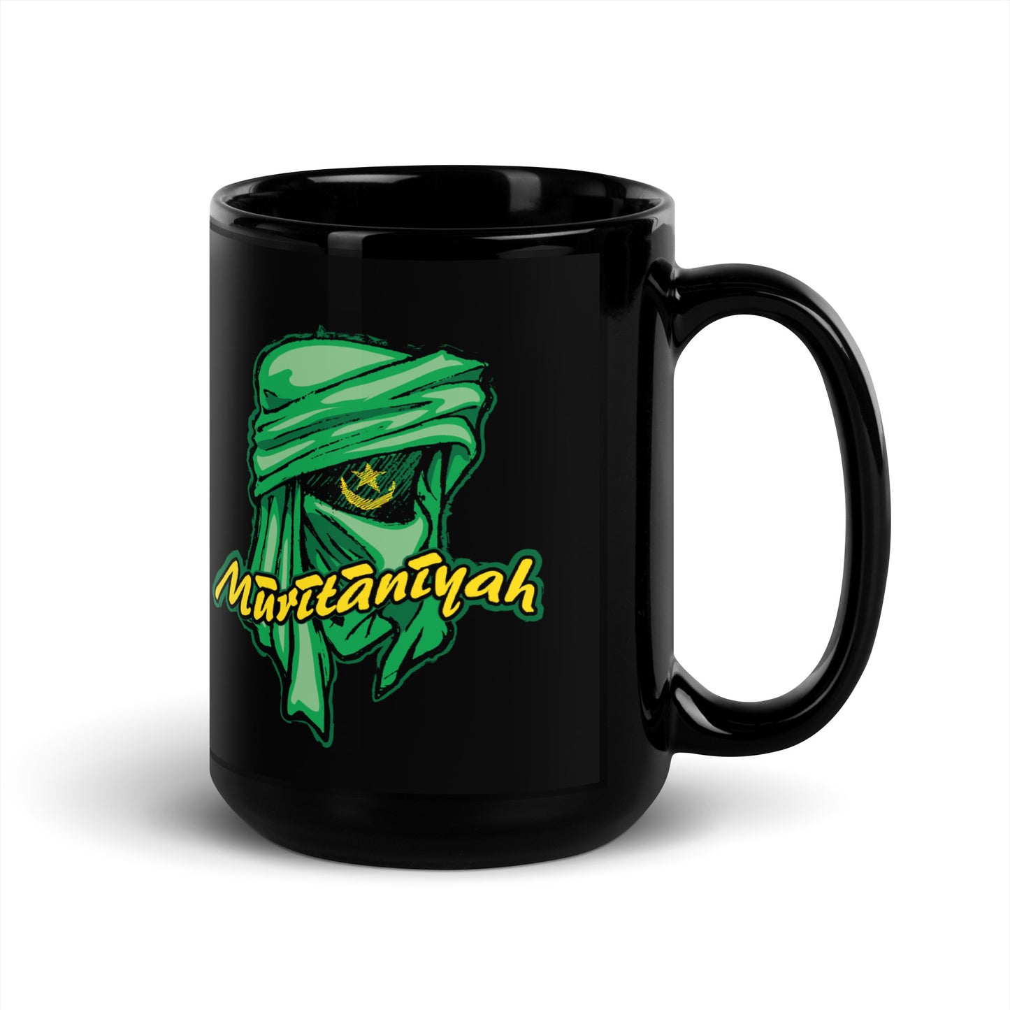 Mug brillant noir