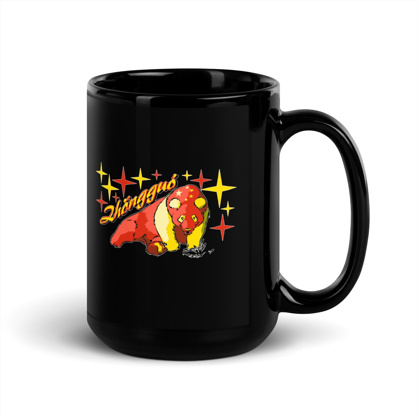 Mug brillant noir