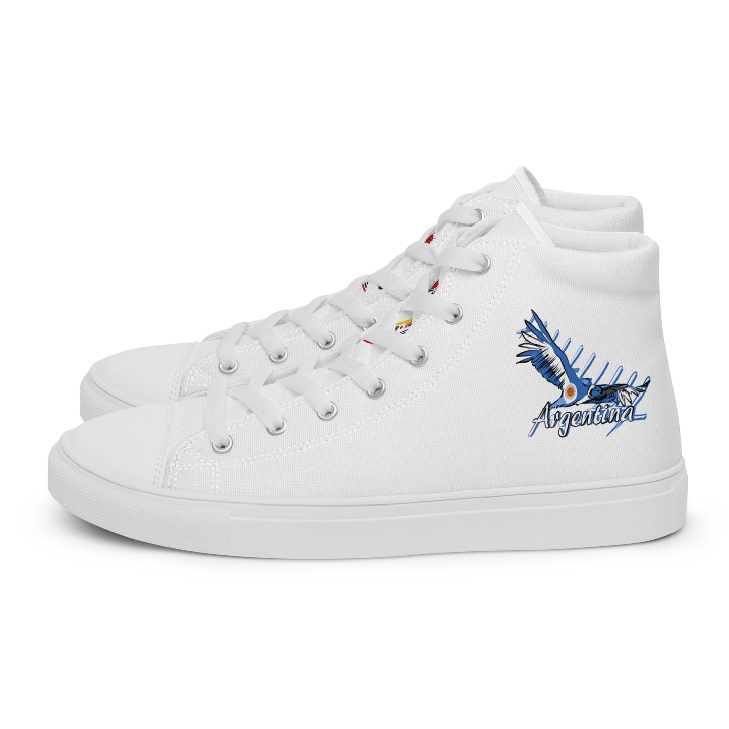 Men’s high top canvas shoes