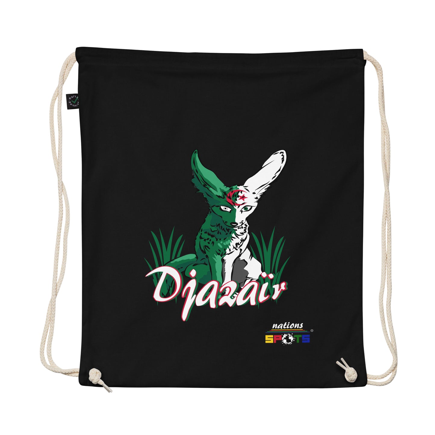 Sac à cordon en coton biologique