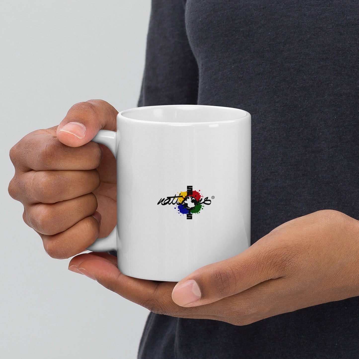 Mug Blanc Brillant Burkina