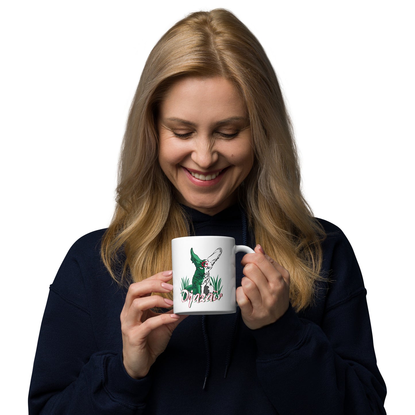 Mug Blanc Brillant Algérie