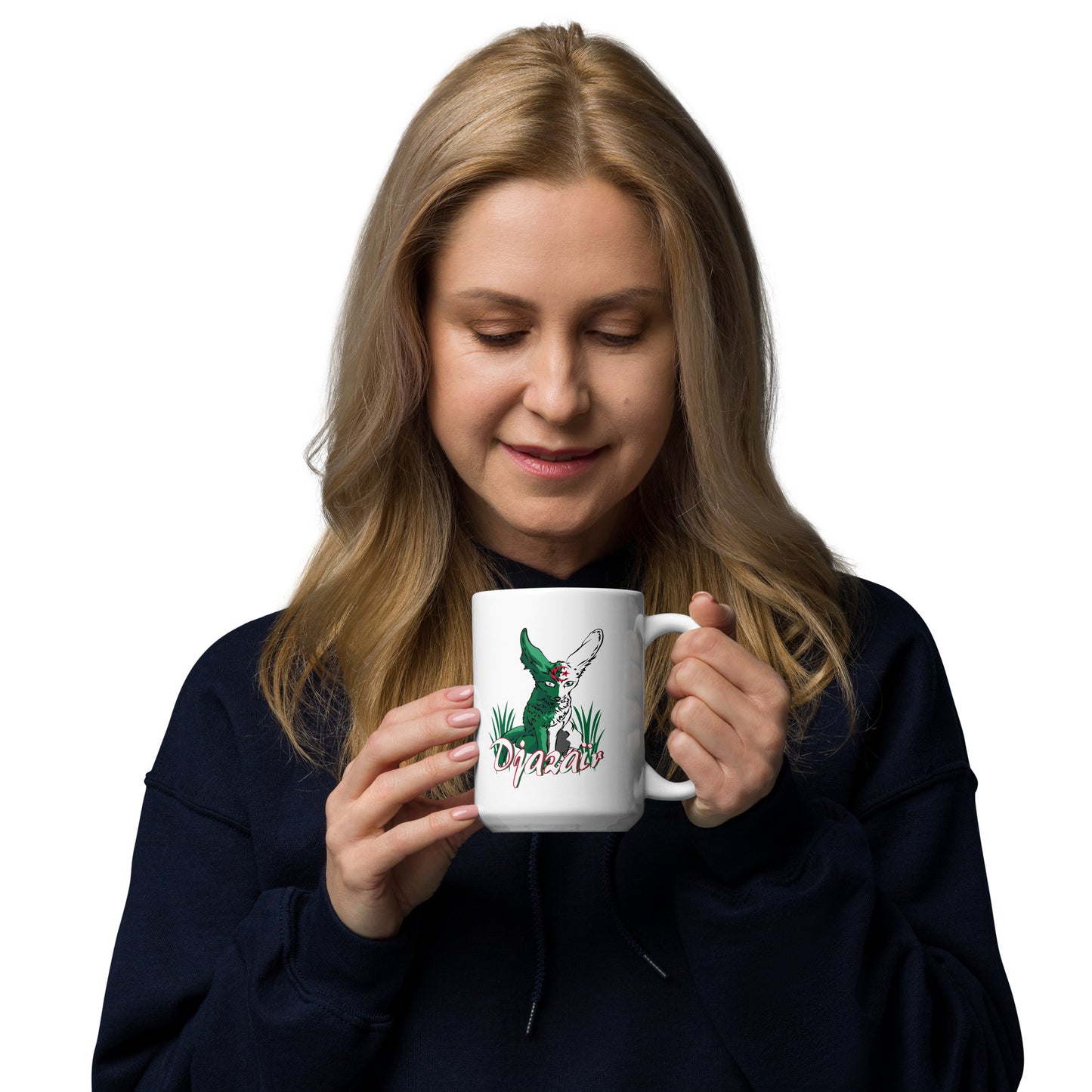 Mug Blanc Brillant Algérie